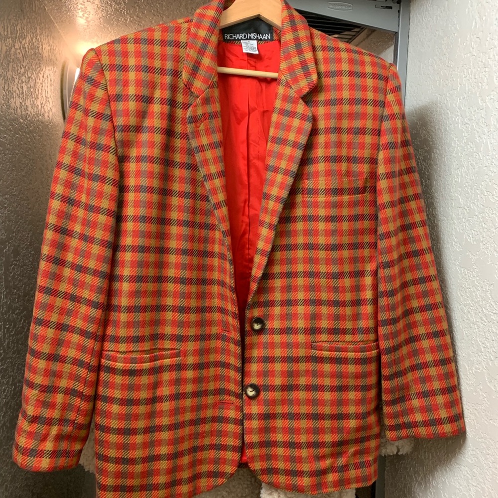 Plaid blazer